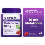 Natrol? Melatonin Gummies, Sleep Support for Adults, Strawberry Flavor, 10mg, 90 Count