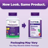Natrol? Sleep Melatonin Fast Dissolve Tablets, Nighttime Sleep Aid, Strawberry Flavor, 10mg, 100 Count