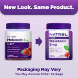 Natrol? Melatonin Gummies, Sleep Support for Adults, Strawberry Flavor, 5mg, 90 Count