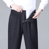 Mens Business High-Waisted Fashionable Casual Pants