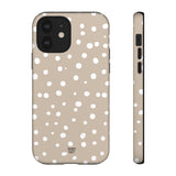 BEIGE DOTS | Tough Phone Case