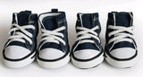 Pet denim canvas shoes dog shoes, sports and leisure waterproof non-slip dog shoes breathable and comfortable