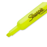 Sharpie Tank Style Chisel Tip Highlighters, Fluorescent Yellow, 24 Count
