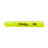 Sharpie Tank Style Chisel Tip Highlighters, Fluorescent Yellow, 24 Count