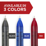 Sharpie Rollerball Pen, Needle Point (0.5mm) Precision Pen, Red Ink, 12 Count