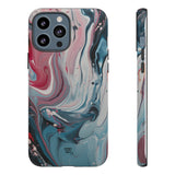 BLUE PASTEL SWIRL | Tough Phone Case