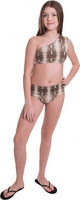 KIDS ONE SHOULDER HIGH WAISTED BIKINI