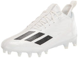 adidas Mens Adizero Football Shoe White/Black/White 14
