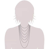 14K Solid Gold Herringbone Necklace
