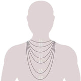 14K Solid Gold Herringbone Necklace