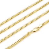 14K Yellow Gold 2mm Franco Chain Necklace