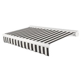 [14x10FT] Awntech Key West Premium Electric Outdoor Motorized Retractable Awning [FCL14/FCR14-SBY] (SAK46935)