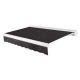 [14x10FT] Awntech Key West Premium Electric Outdoor Motorized Retractable Awning [FCL14/FCR14-SBY] (SAK46935)