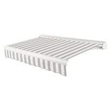 [14x10FT] Awntech Key West Premium Electric Outdoor Motorized Retractable Awning [FCL14/FCR14-SBY] (SAK46935)