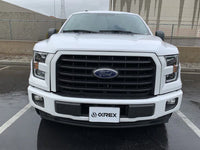 AlphaRex 15-17 Ford F150 PRO-Series Halogen Projector Headlights Jet Black