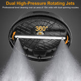 15" High Pressure Flat Surface Cleaner