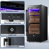 15 Inch Cigar Humidor Electric Humidor Black X5196H