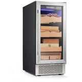 15 Inch Cigar Humidor Electric Humidor Silver Steel X5196