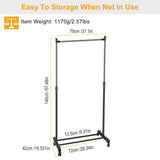 15 kg./33 lbs. Height Adjustable Garment Racks
