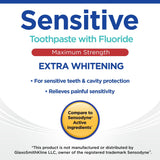 Equate Maximum Strength Sensitive Extra Whitening Toothpaste with Fluoride; 4 oz