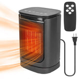 1500W Electric Space Heater Ceramic Heater Fan with 3 Modes Remote Control Digital Display