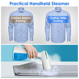 1500W Portable Handheld Clothes Steamer with 2 Brush