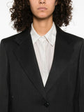 Prada Women Notched-Lapels Wool Blazer