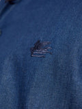 Etro Men Embroidered Logo Cotton Shirt