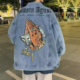 European And American High-street Washed Denim Jacket For Men Autumn Season