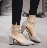 Thick with high-heeled baotou women's shoes after the package with frosted side air sandals low to help single shoes summer new women's shoes