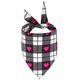 Valentine's Day Pet Scarf Dog Saliva Towel