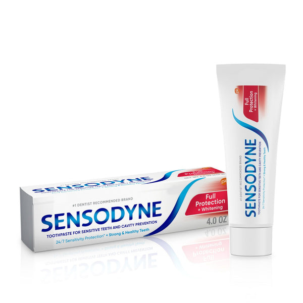 Sensodyne Full Protection Whitening Sensitive Toothpaste; 4 oz