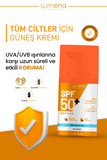 Lumena SPF 50+ High Protection Sunscreen for All Skin Types 50 ml