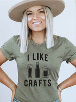 I Like Crafts Beer Crew Neck Softstyle Tee