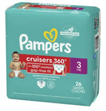 Pampers Cruisers 360 Fit Diapers Size 3, 26 Count