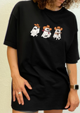 Cowboy Ghosts Unisex Bamboo Viscose/Organic Cotton Short Sleeve Graphic T-Shirt