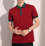 Business Summer Ice Silk Short-Sleeve T-Shirt