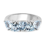 2.50 Carat Genuine Blue Topaz .925 Sterling Silver Ring