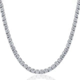 16" 20Ct Diamond Tennis Necklace 14k White Gold Lab Grown