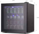 1.6 Cu.ft Mini Beverage Refrigerator and Cooler W5836H