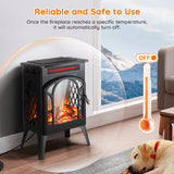 16" Free Standing Electric Fireplace Stove S180BP