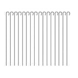 16 Panels Large Indoor Metal Pet Fence