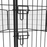 16 Panels Large Indoor Metal Pet Fence