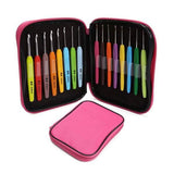 16-Piece: Colored Crochet Hooks Yarn