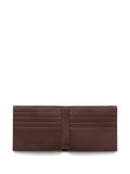 Prada Men Grained Leather Bi-Fold Wallet