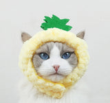 Cute Pineapple Cat Hat Warm Puppet Headdress