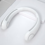 Leafless Hanging Neck Fan Usb Charging Lazy Silent  Fan