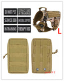 Military Tactical Dog Harness German Shepherd Adjustable Pet Dog Back