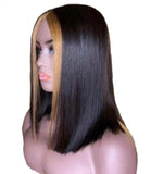 Explosion Style Front Lace Straight Hair Wig European And American Women'S Wig Short Straight Hair Human Hair Wigs