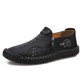 Fashion Casual Leather Shoes Solid Color Trend In The Help